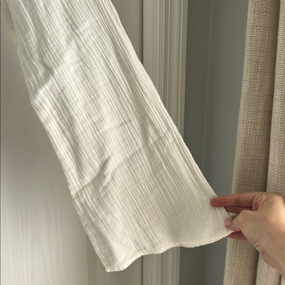 Abercrombie & Fitch Ivory Tie-Front Blouse - Picture 3 of 6